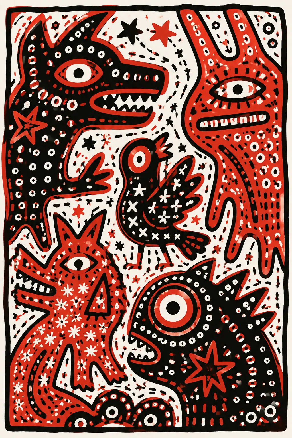 Red Folk Creatures
