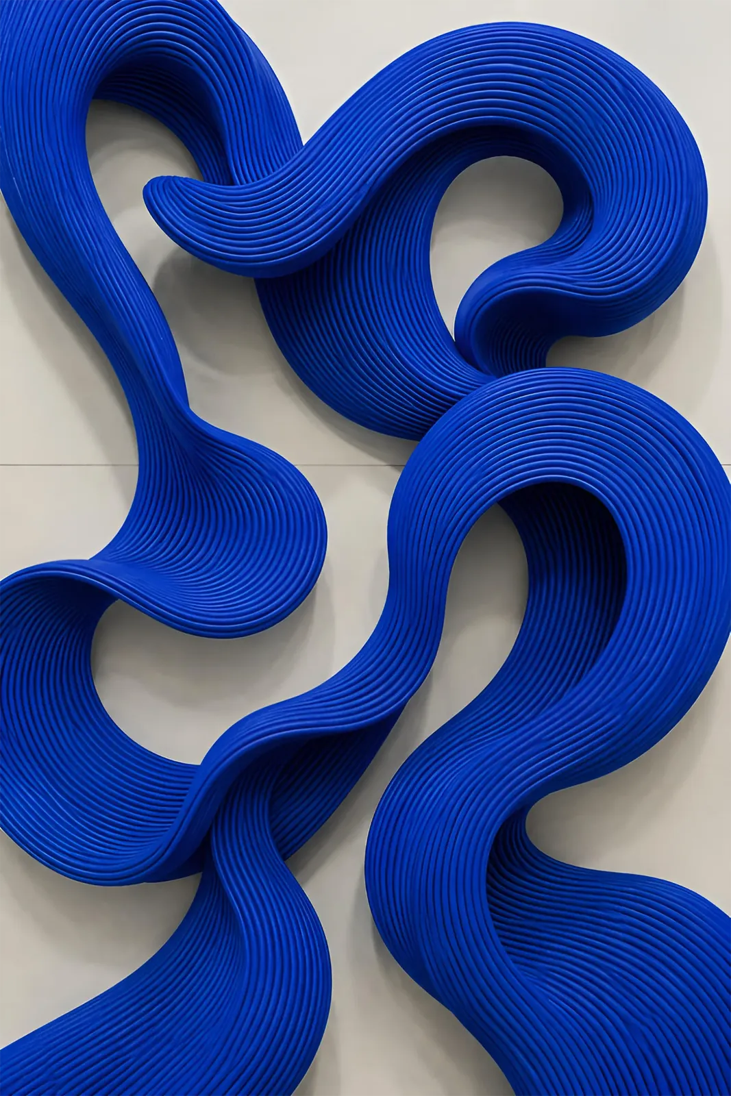 Blue Streaks art print