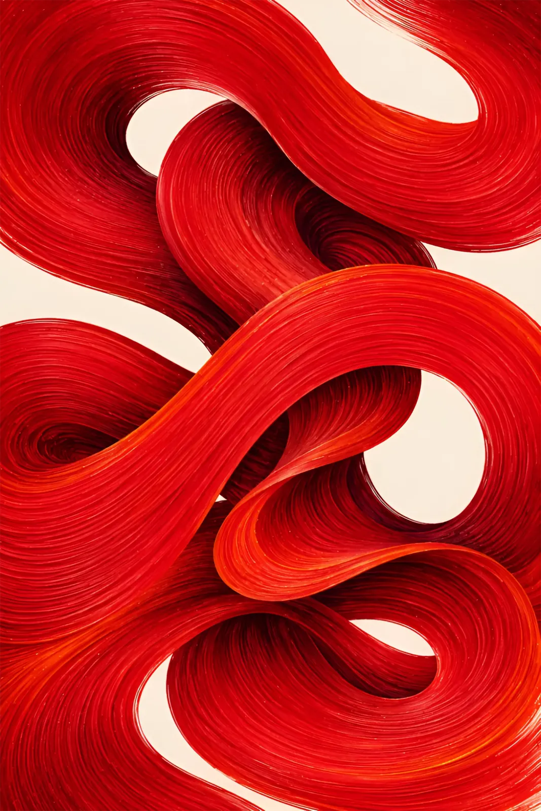 Red Runnings art print
