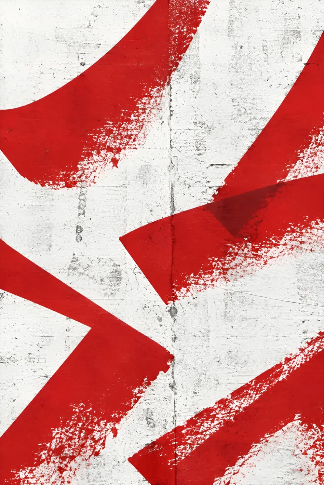 Red Streaks art print