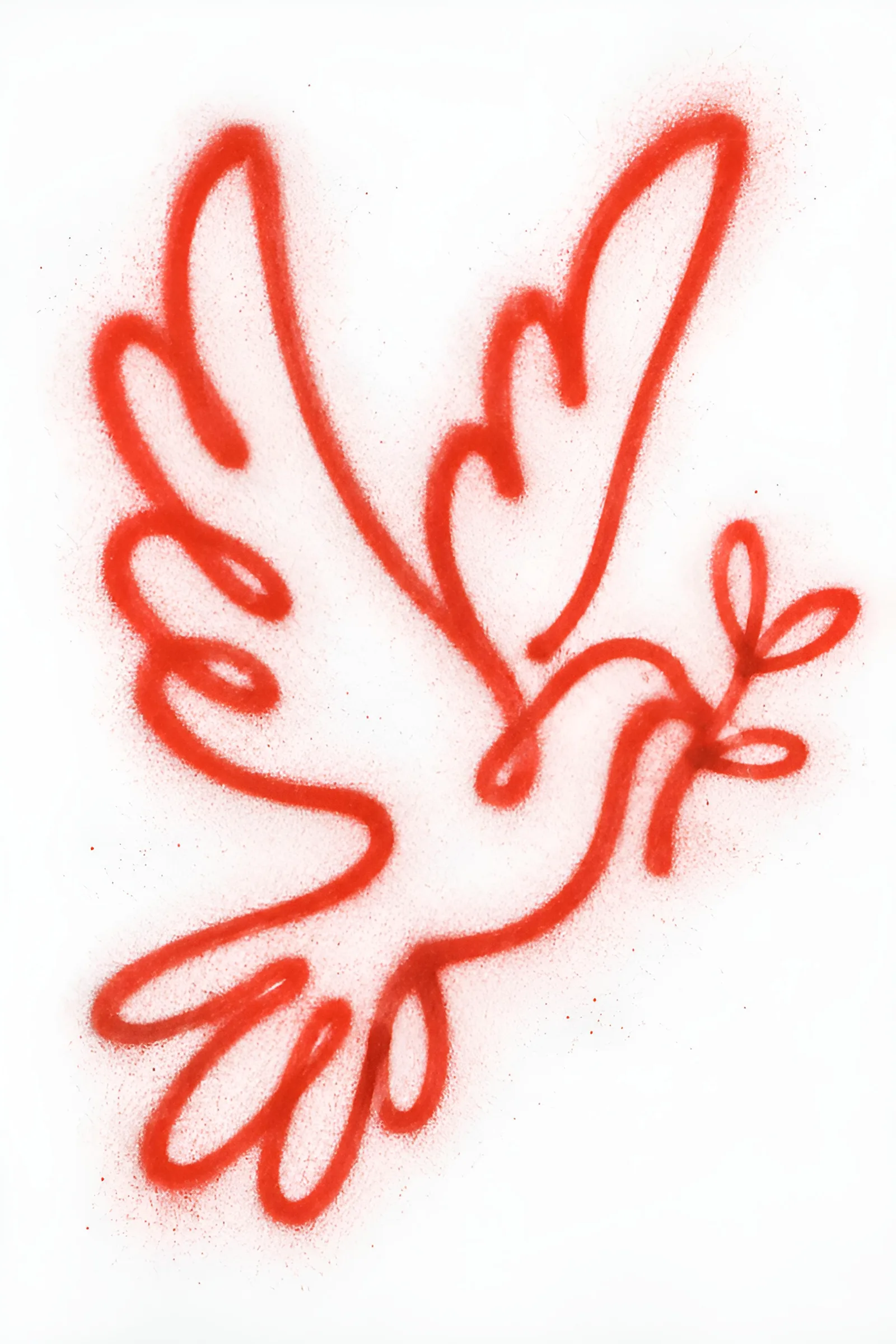 Spray Dove art print