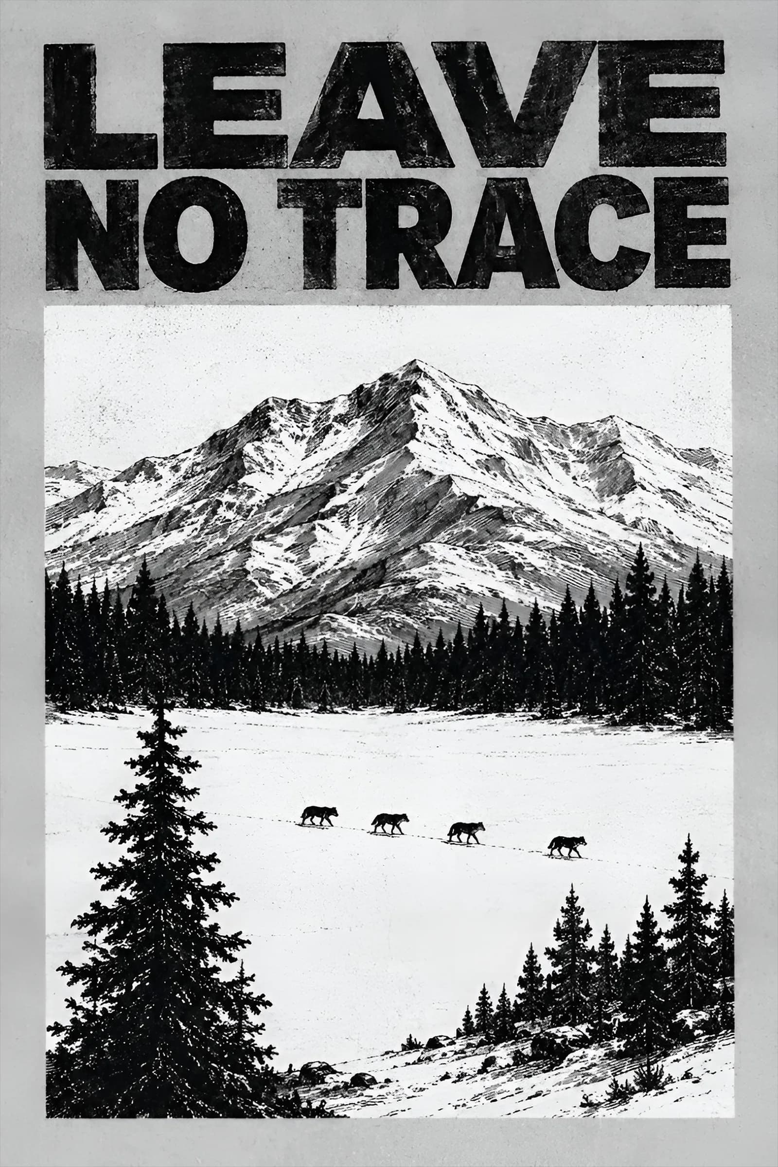 Leave No Trace art print