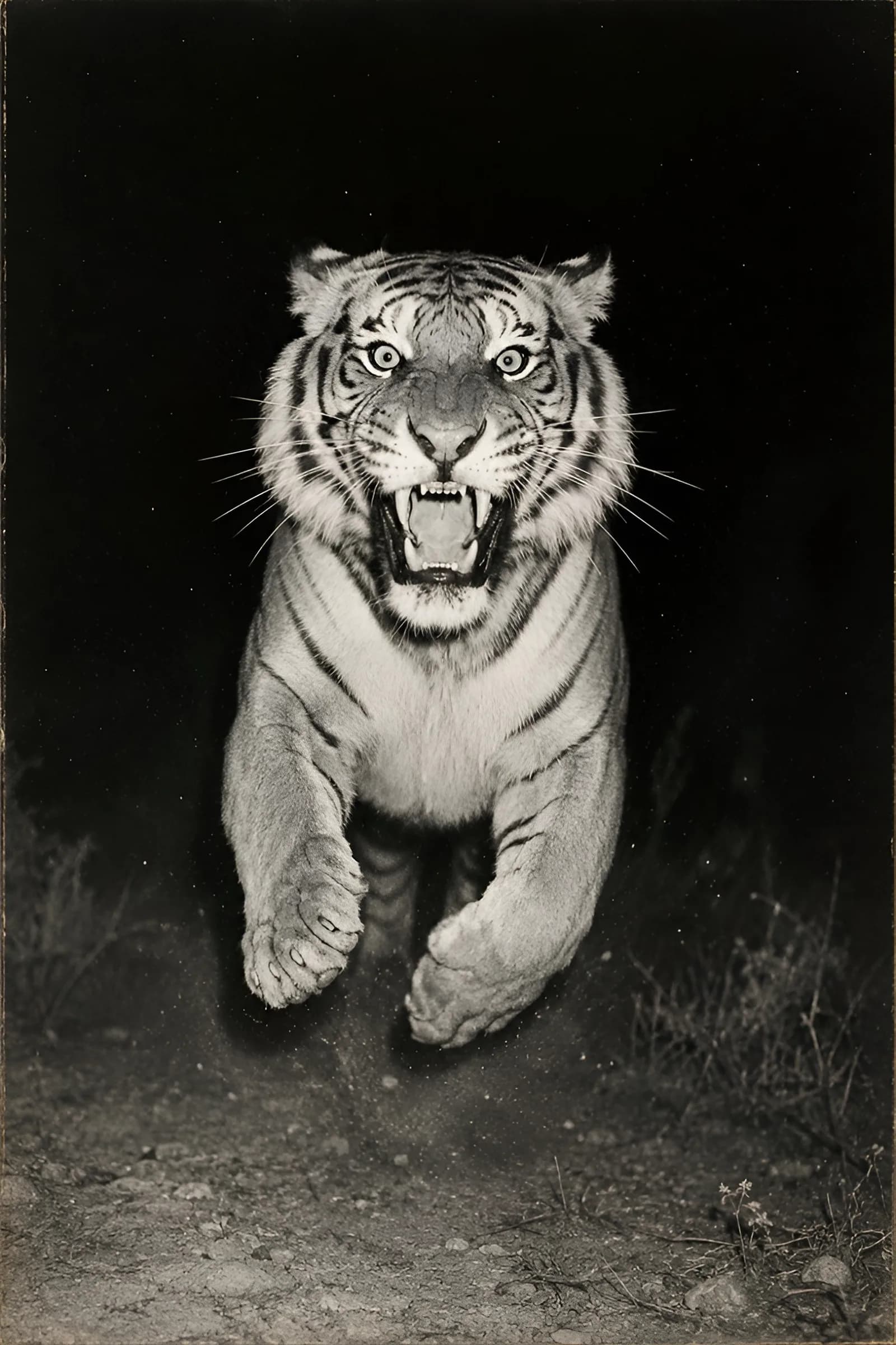 Night Tiger art print