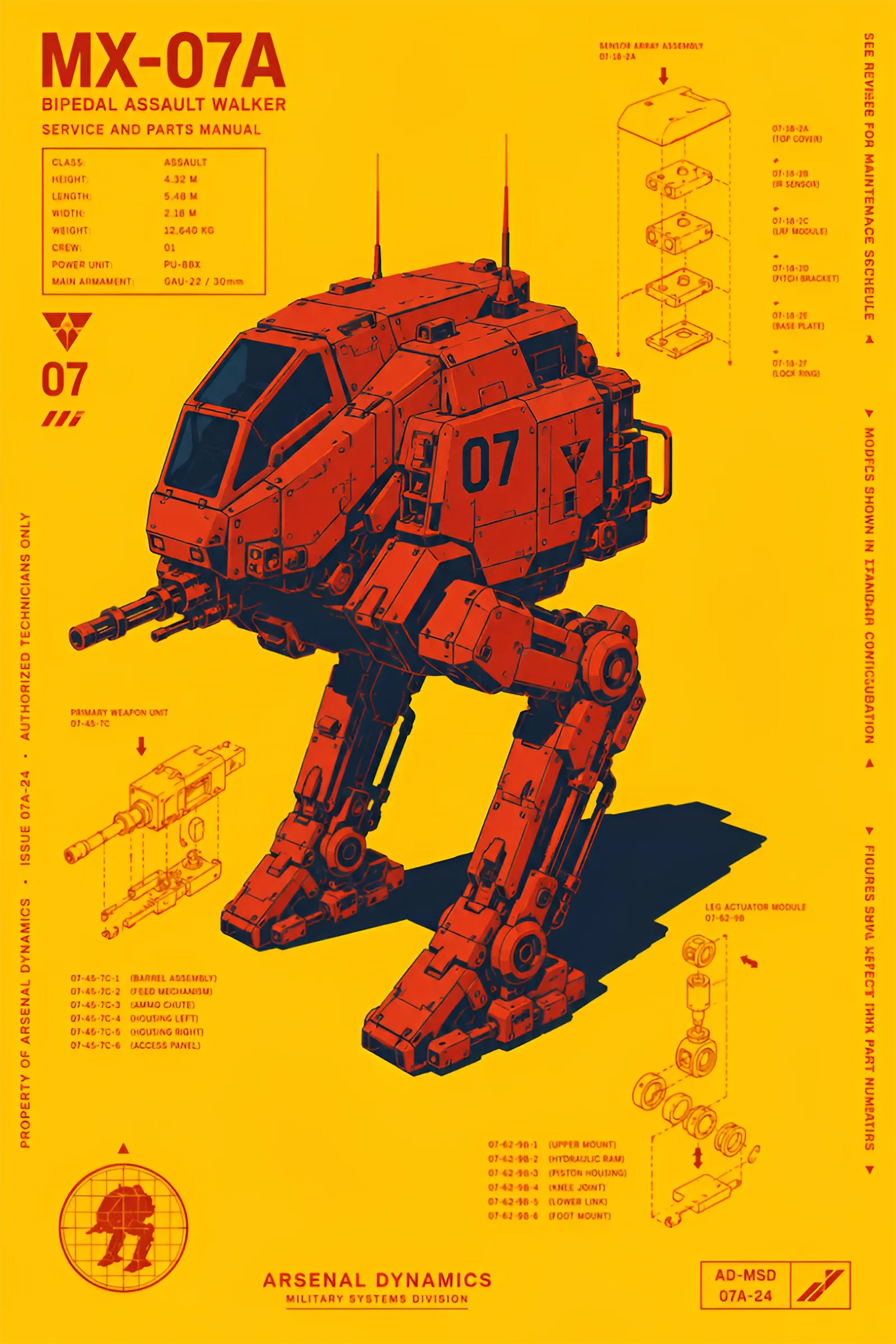 Assault Walker art print