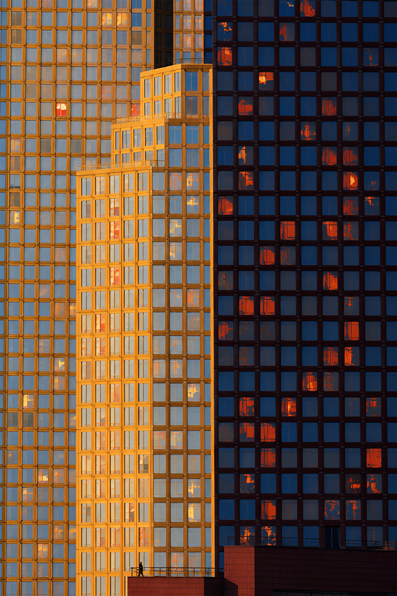 Gold Facade art print