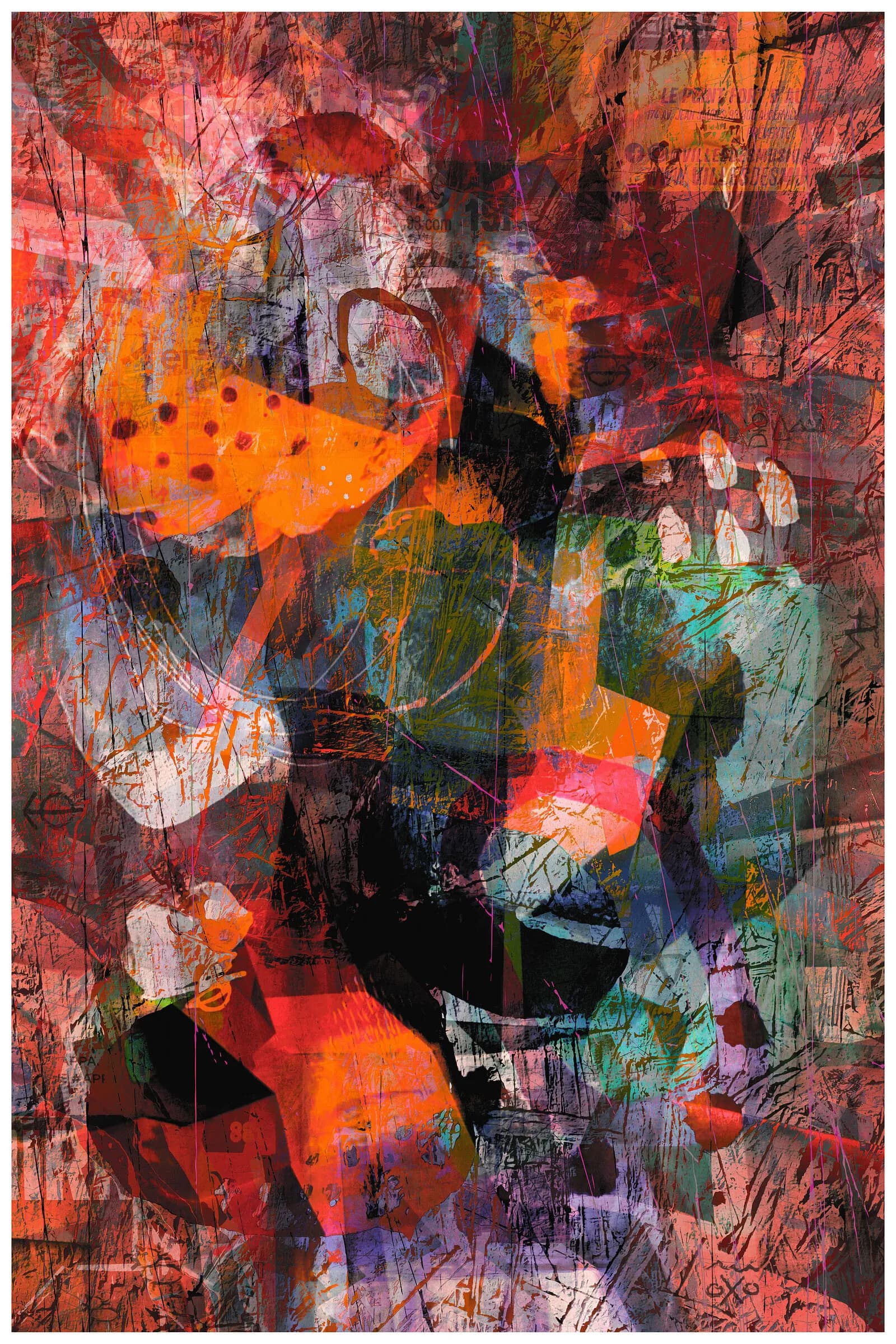Abstracted art print