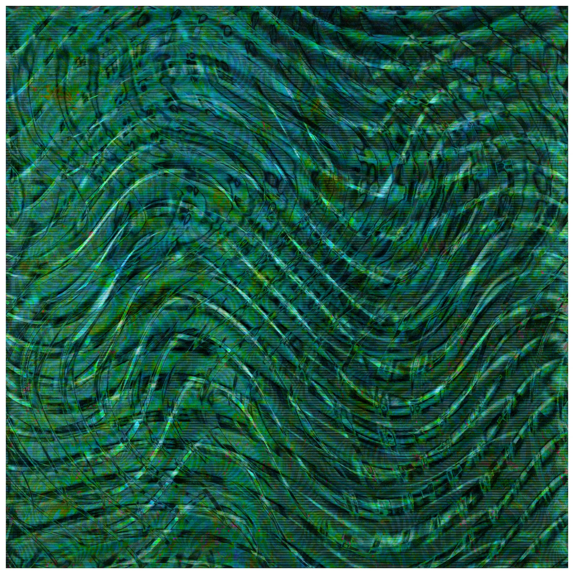 Emerald Currents art print