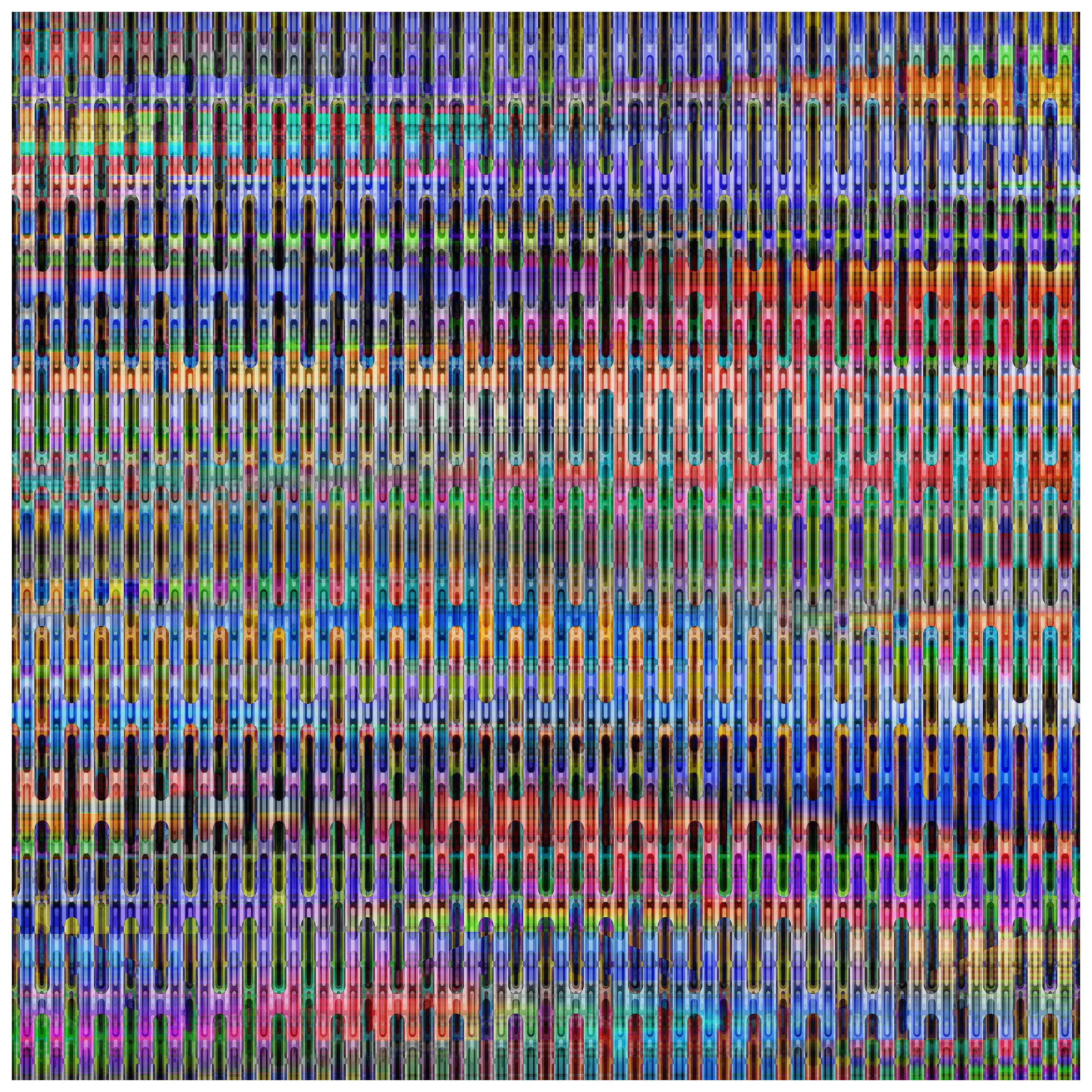 Rhythm-Driven Color art print